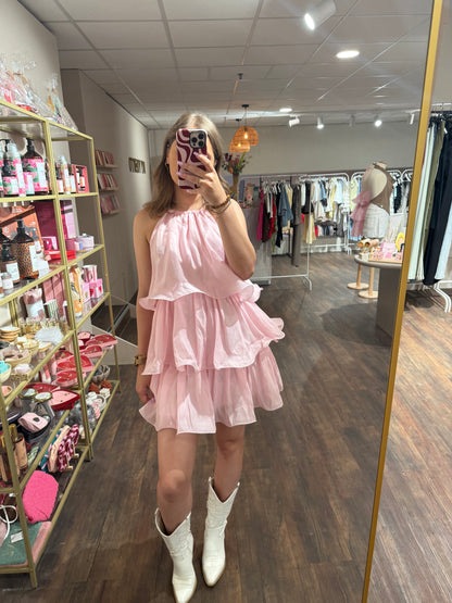 Zomerjurkje met ruffle details 