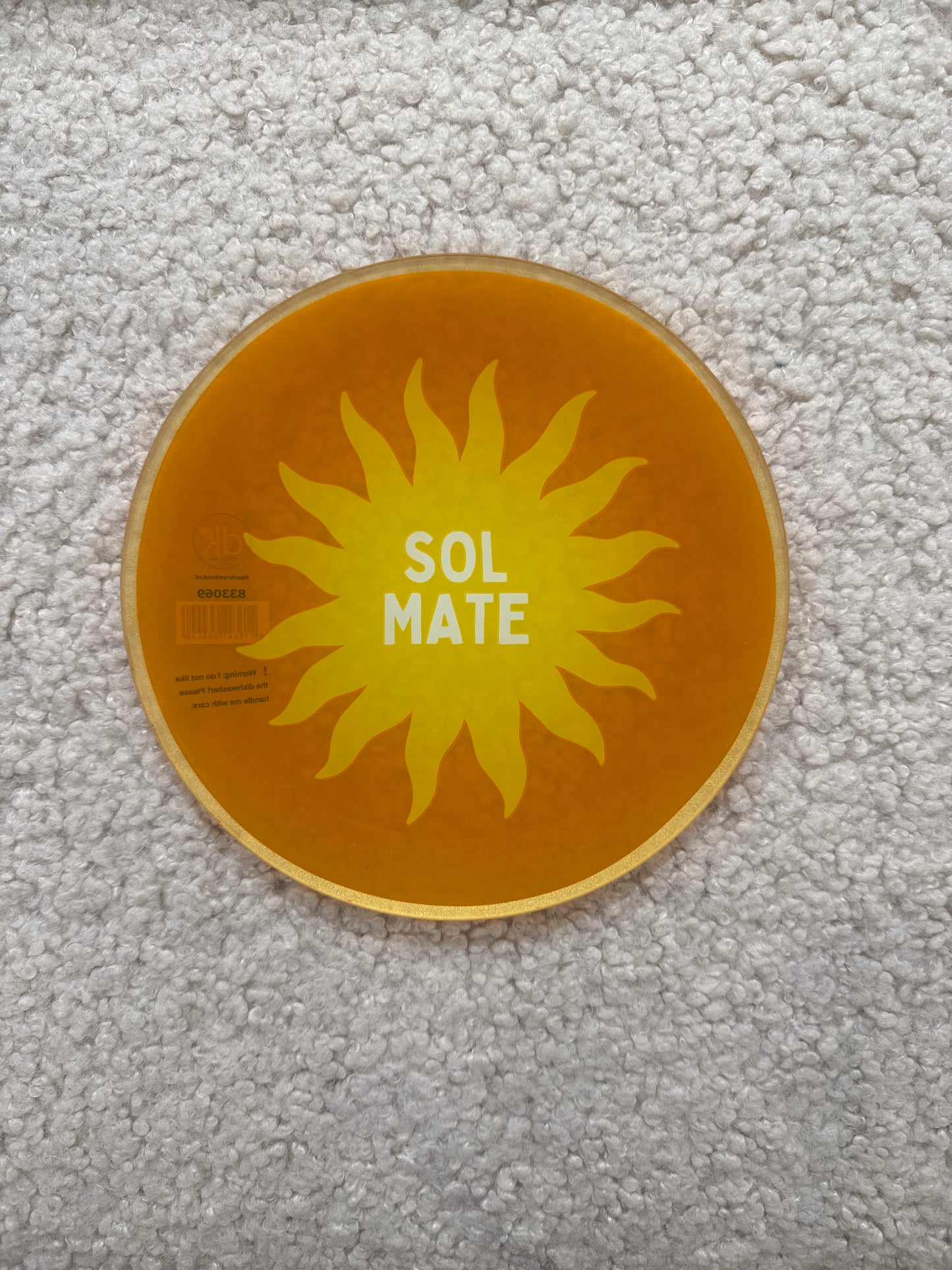 Plate rond solmate