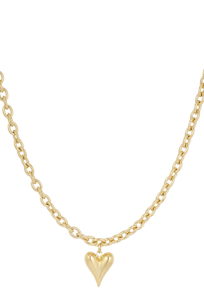 Ketting love rules goud