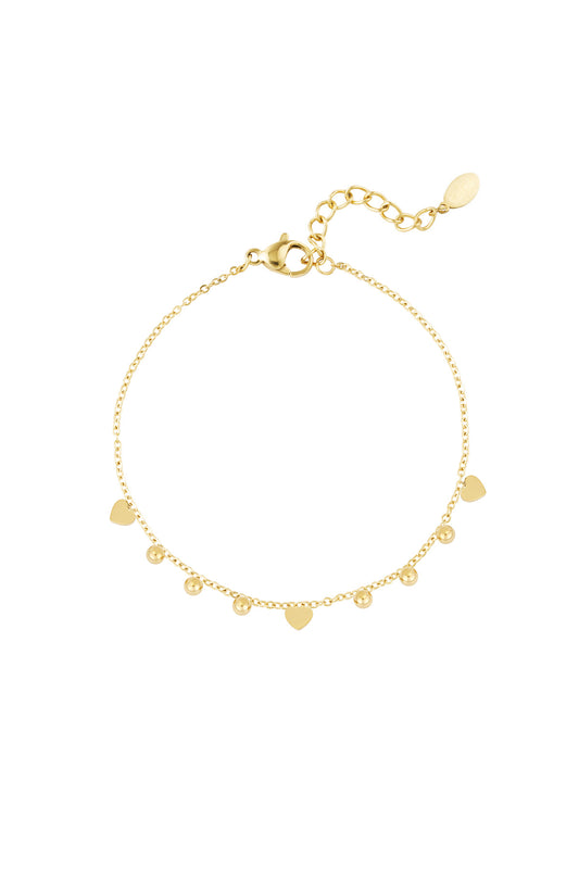 Twinkle of love armband goud