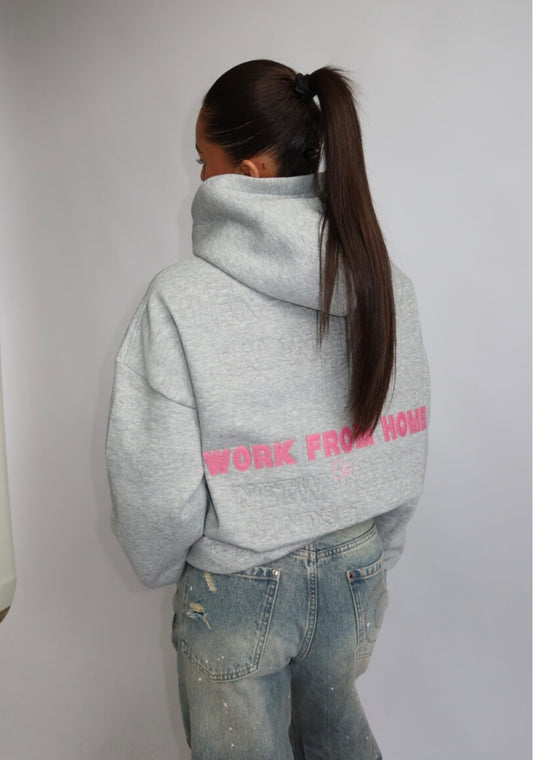 Priority - Work From Home Hoodie - Melange Gray