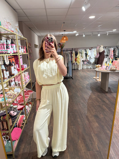 Flowy broek met bijpassende top