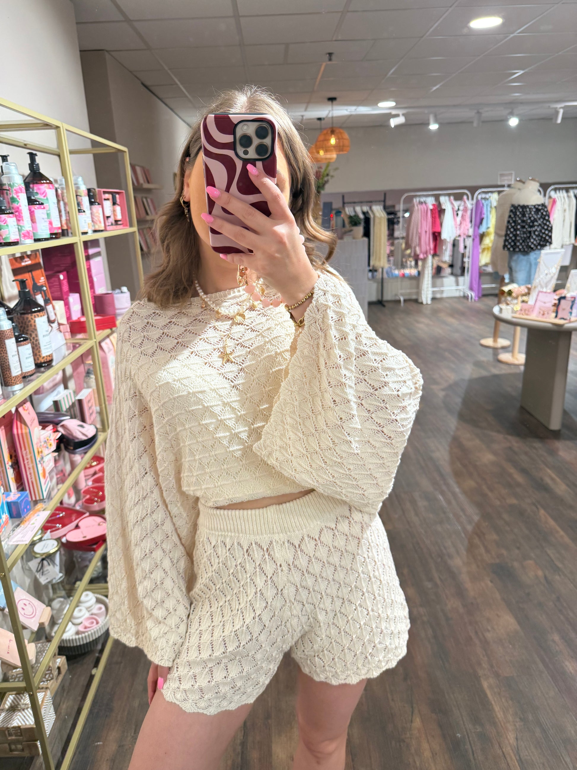 Crochet outfit perfect voor strand of vakantie.