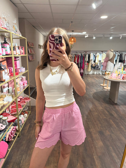 Gestreepte zomershort 