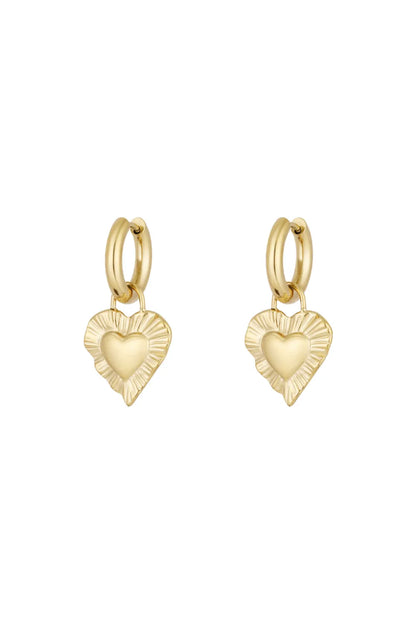 Give me love oorbellen goud