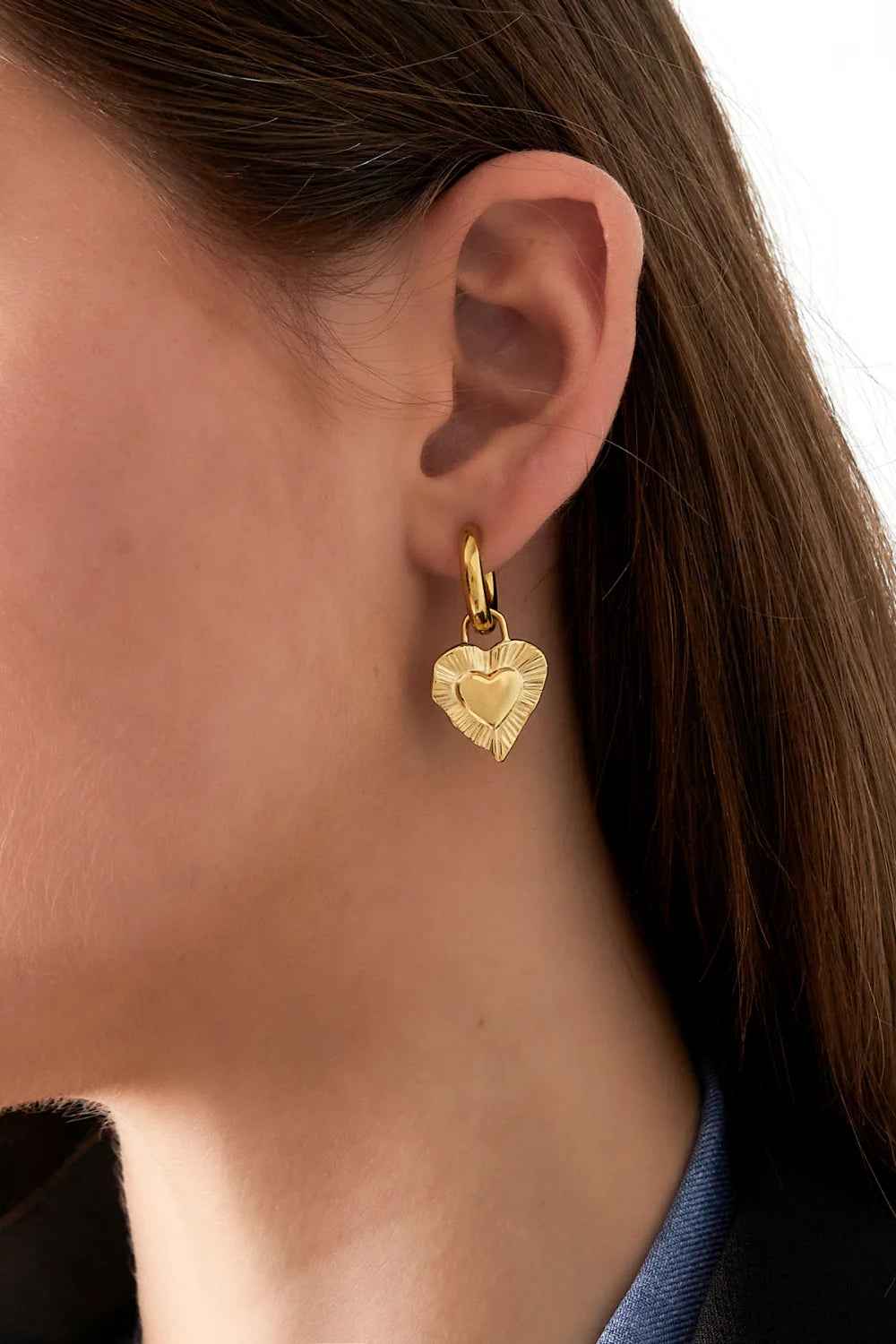 Give me love oorbellen goud