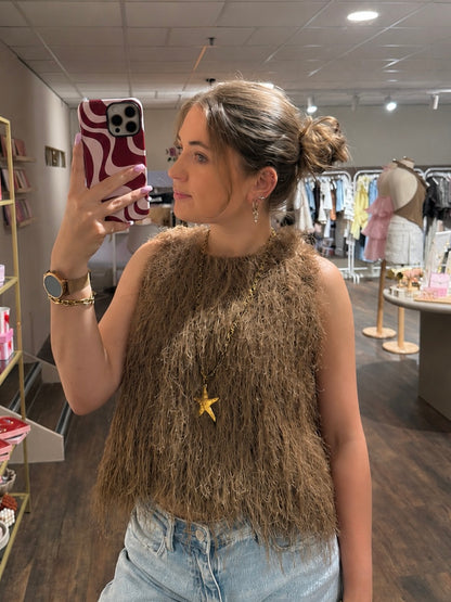 Bohemian festival top voor dames. 