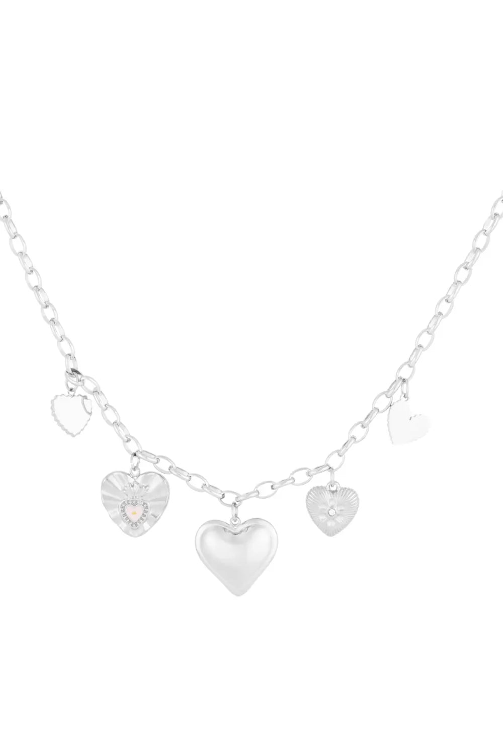 Heart's desire ketting zilver