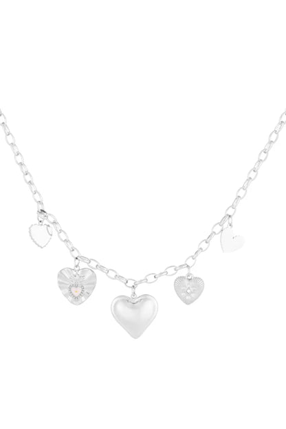 Heart's desire ketting zilver