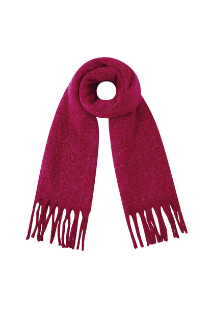 Wintersjaal Effen Rood
