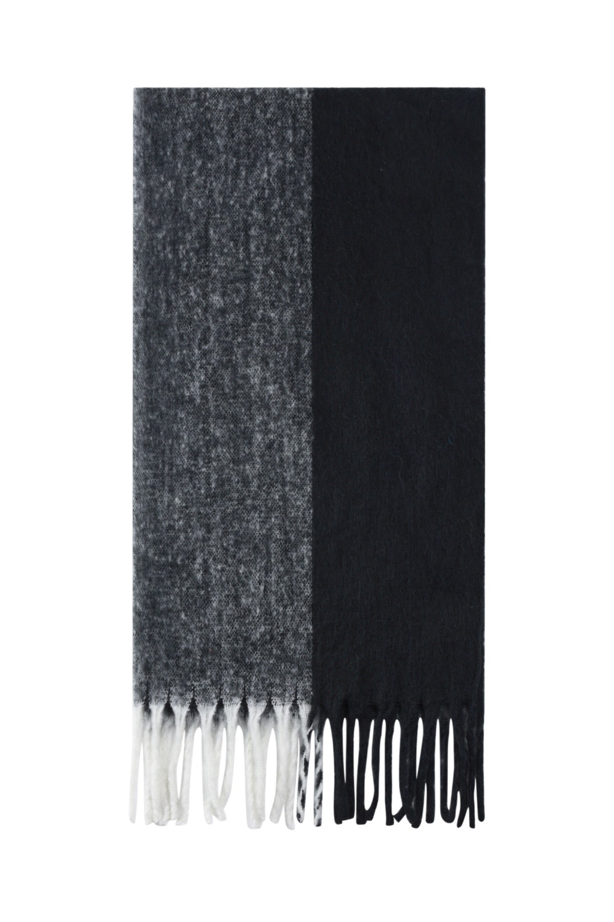 Wintersjaal Gemengde Kleuren Zwart