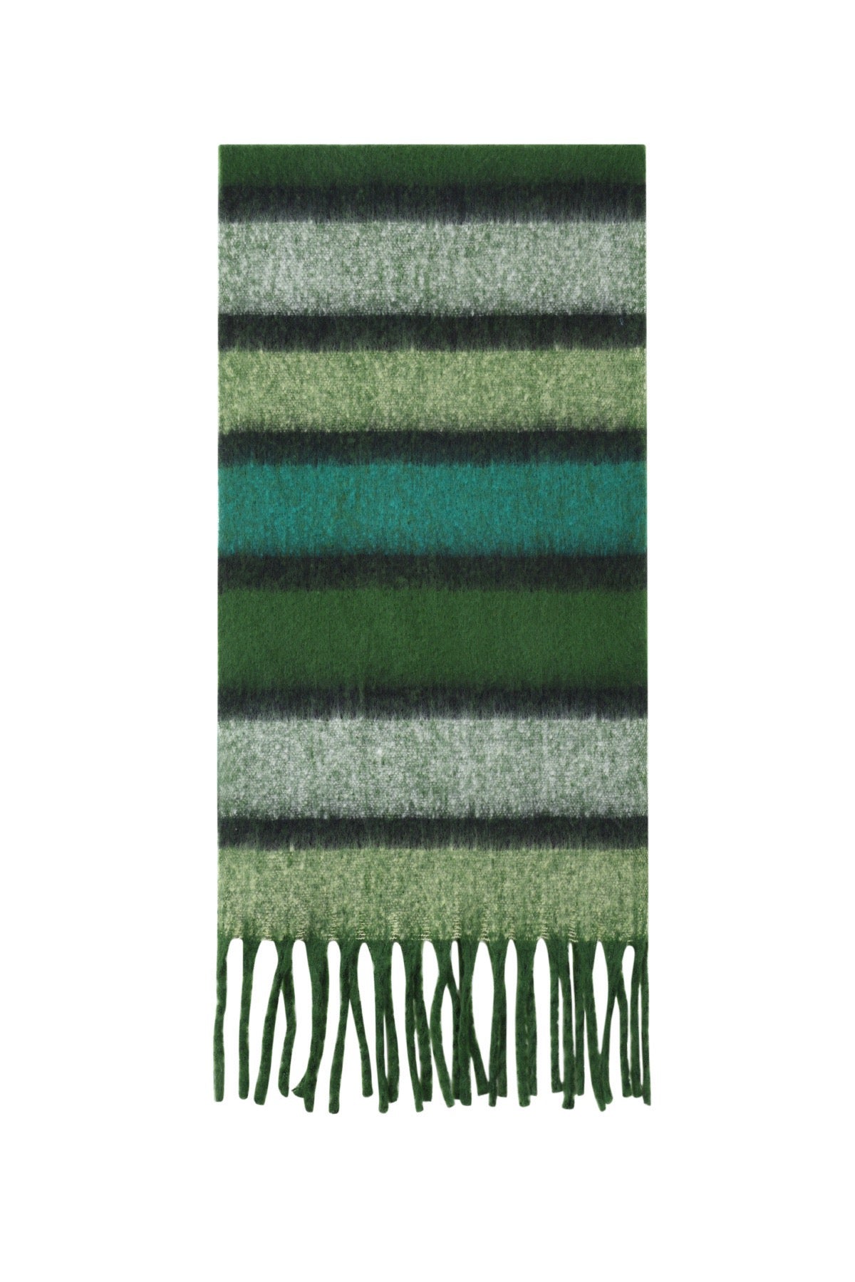 Basic herfstsjaal groen