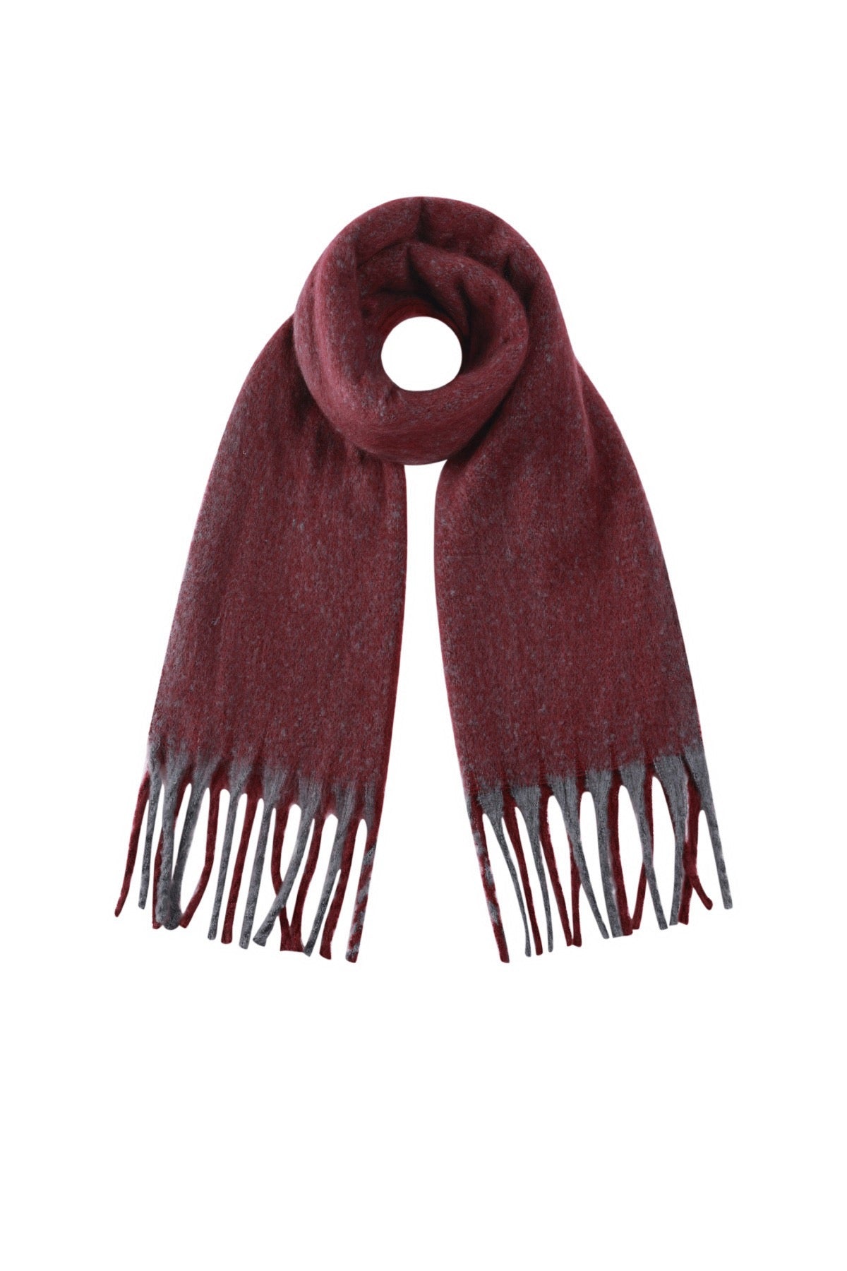 Wintersjaal Gemengde Kleuren rood