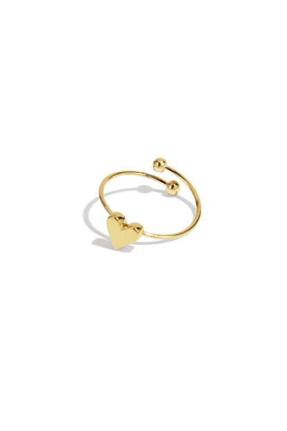Little Heart ring goud