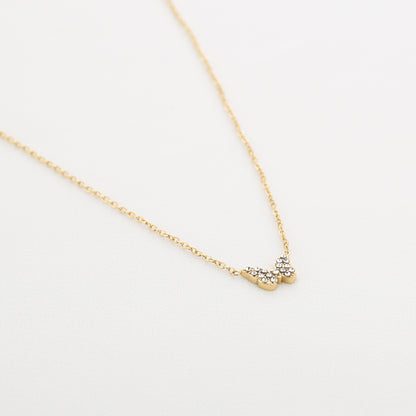 Vlinder ketting goud