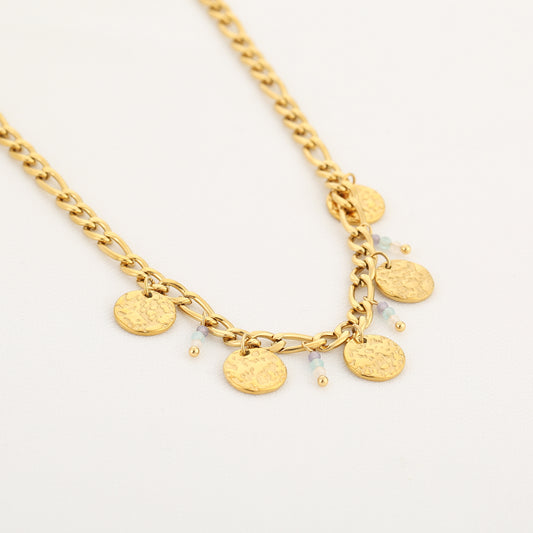 Statement coins bedel ketting goud