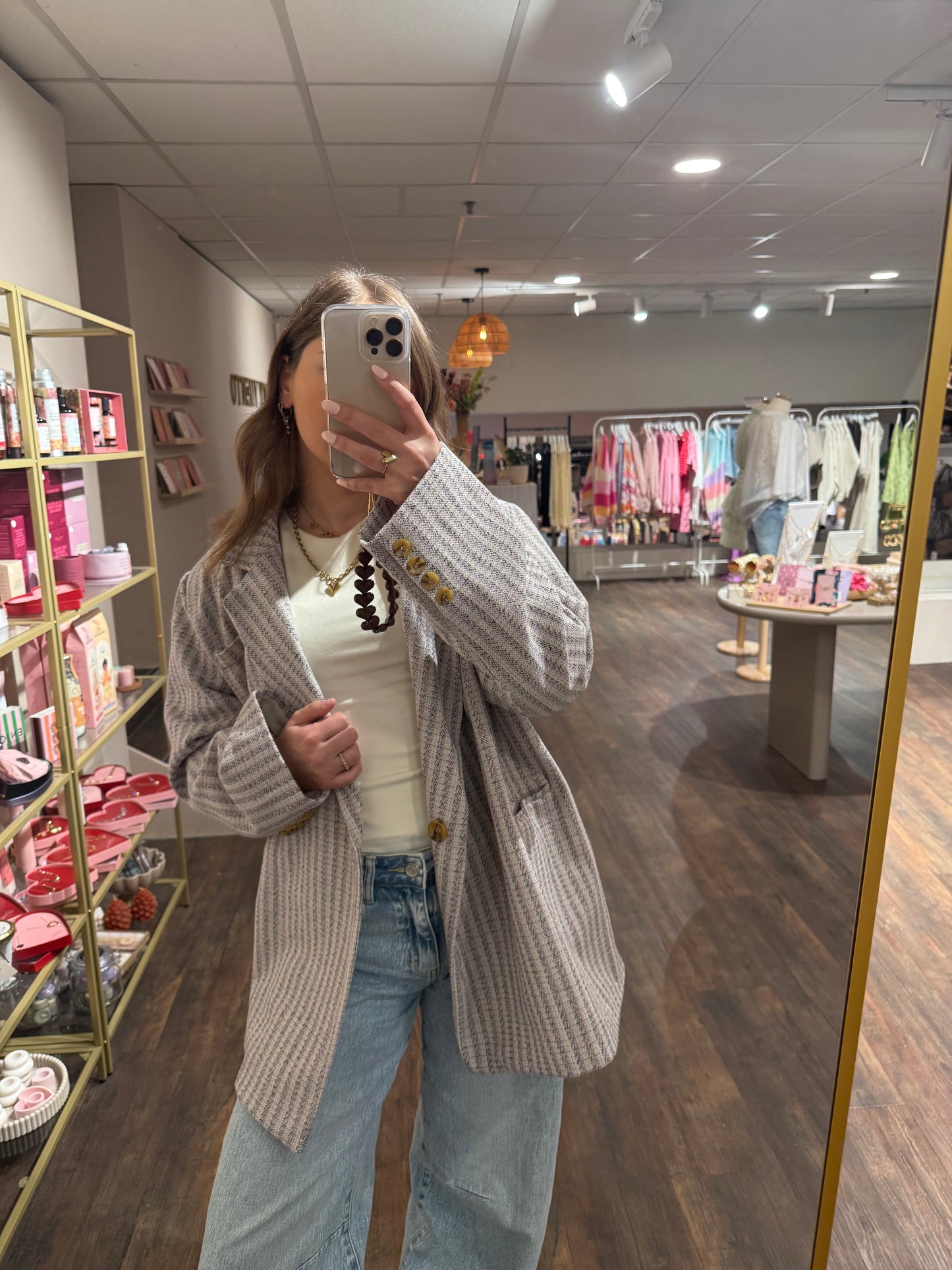 Comfortabele oversized blazer voor het voorjaar.