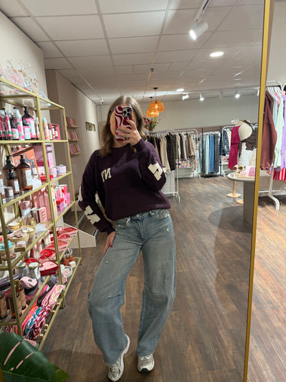 Trendy trui voor het najaar.  