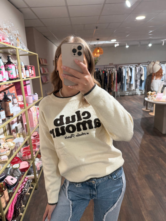 Zachte damestrui met trendy opdruk 