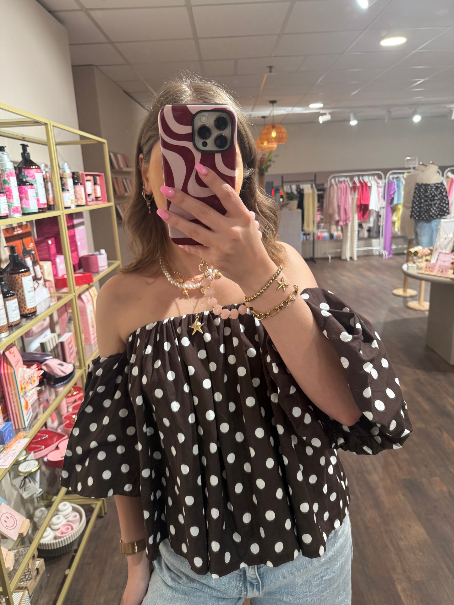 Getailleerde top perfect voor het voorjaar en de zomer.