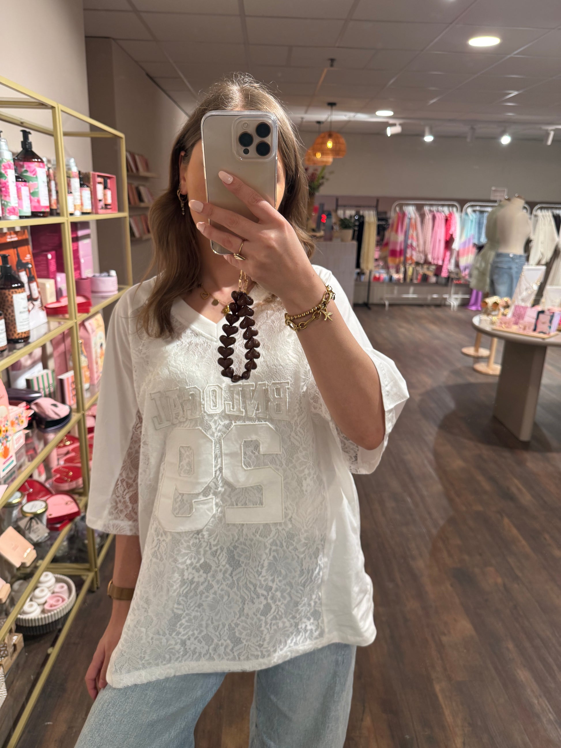 Sportief chique shirt met sportieve uitstraling