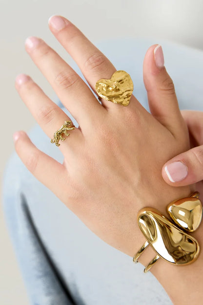 Panter ring goud