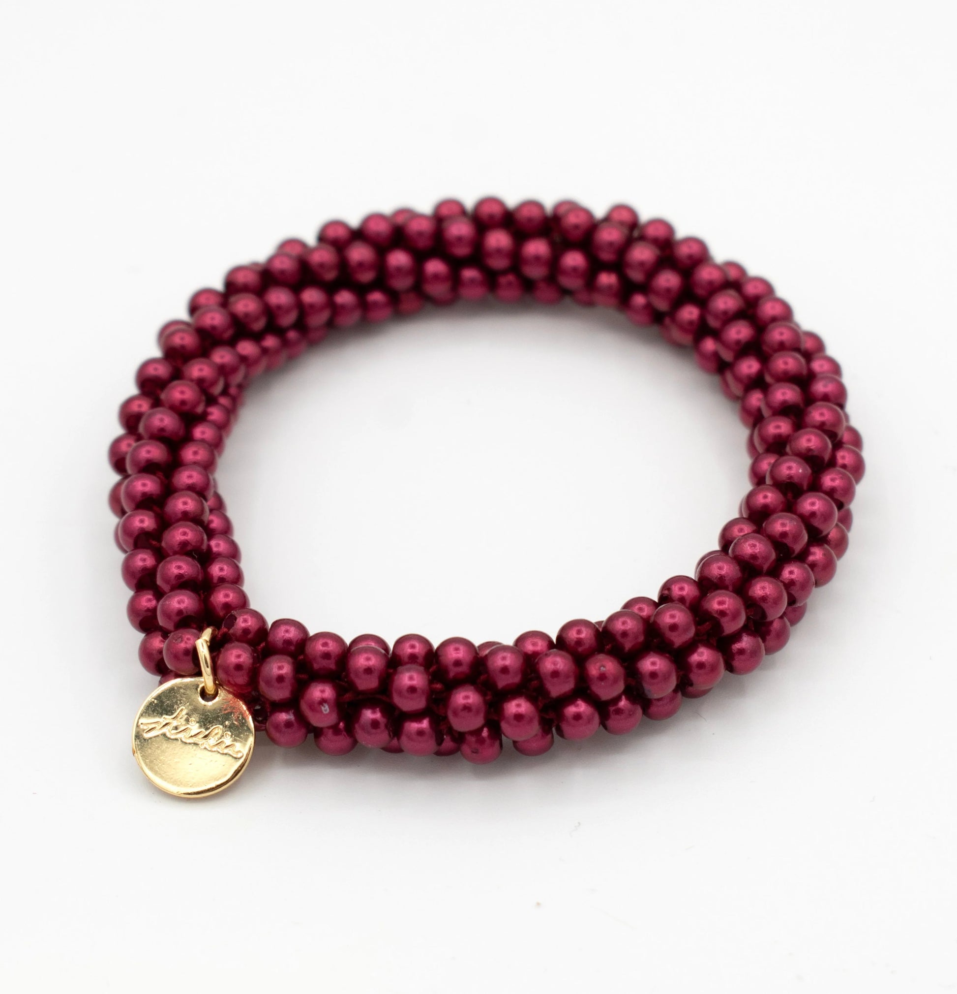 Elegante Stiekie Berry Pearl voor haar en pols 