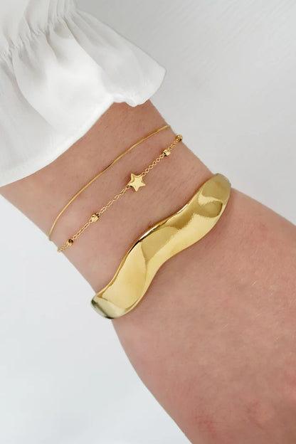 Sterrennacht armband zilver