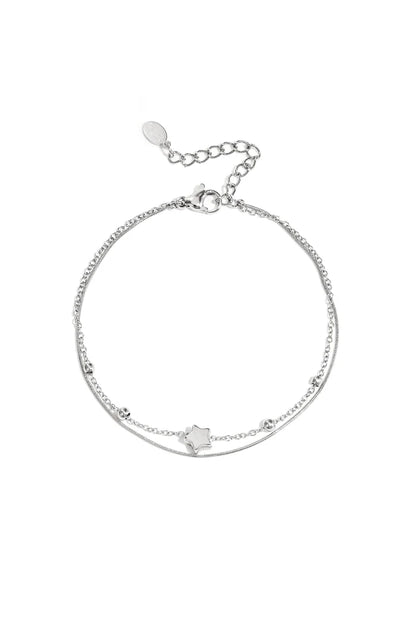 Sterrennacht armband zilver
