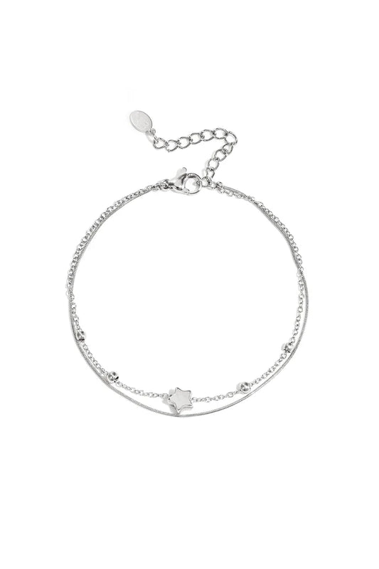 Sterrennacht armband zilver