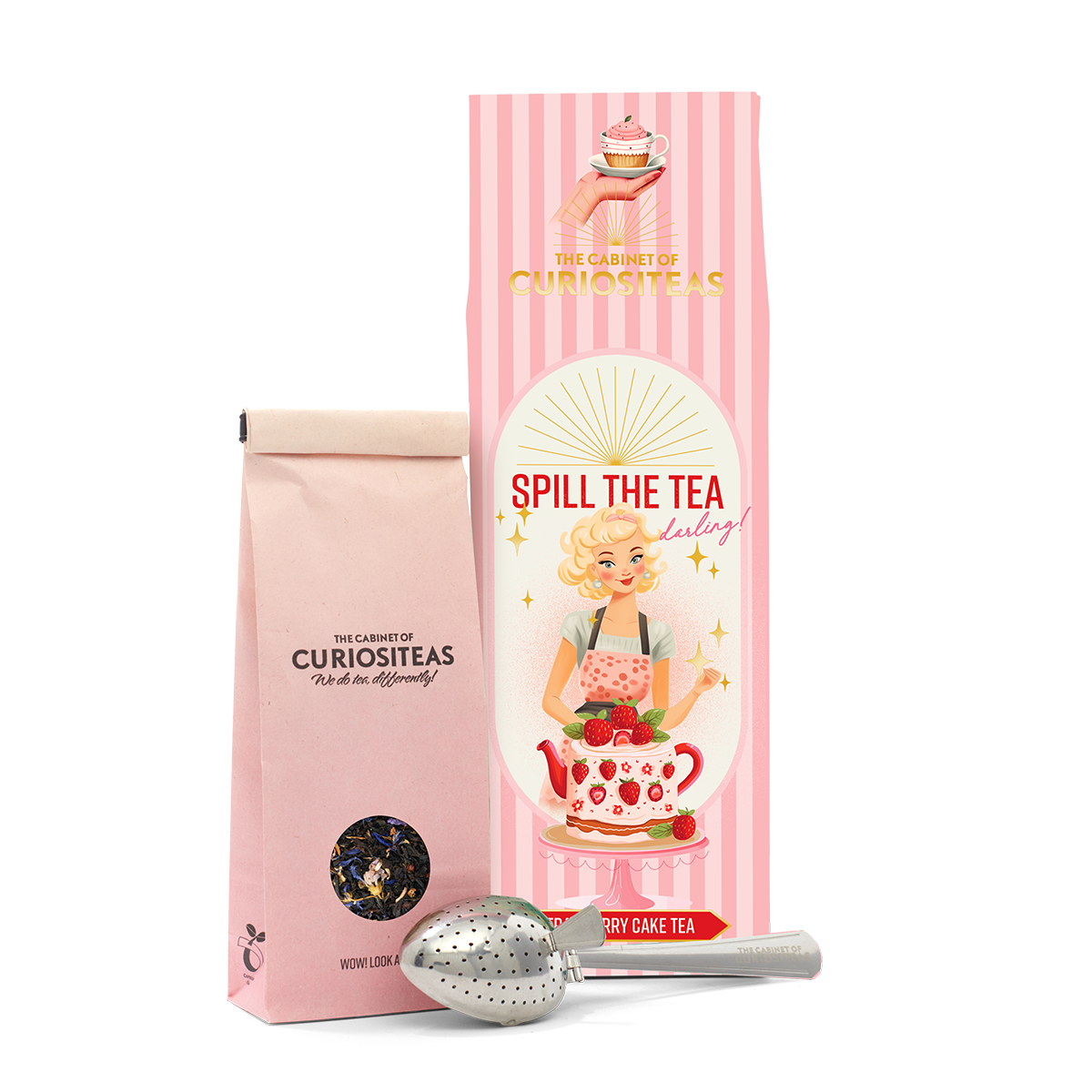 The Cabinet of Curiositeas Strawberry Cake Tea Giftbox 