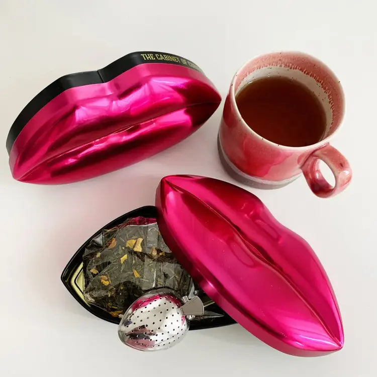 Lilac Lips Tin als origineel thee cadeau 