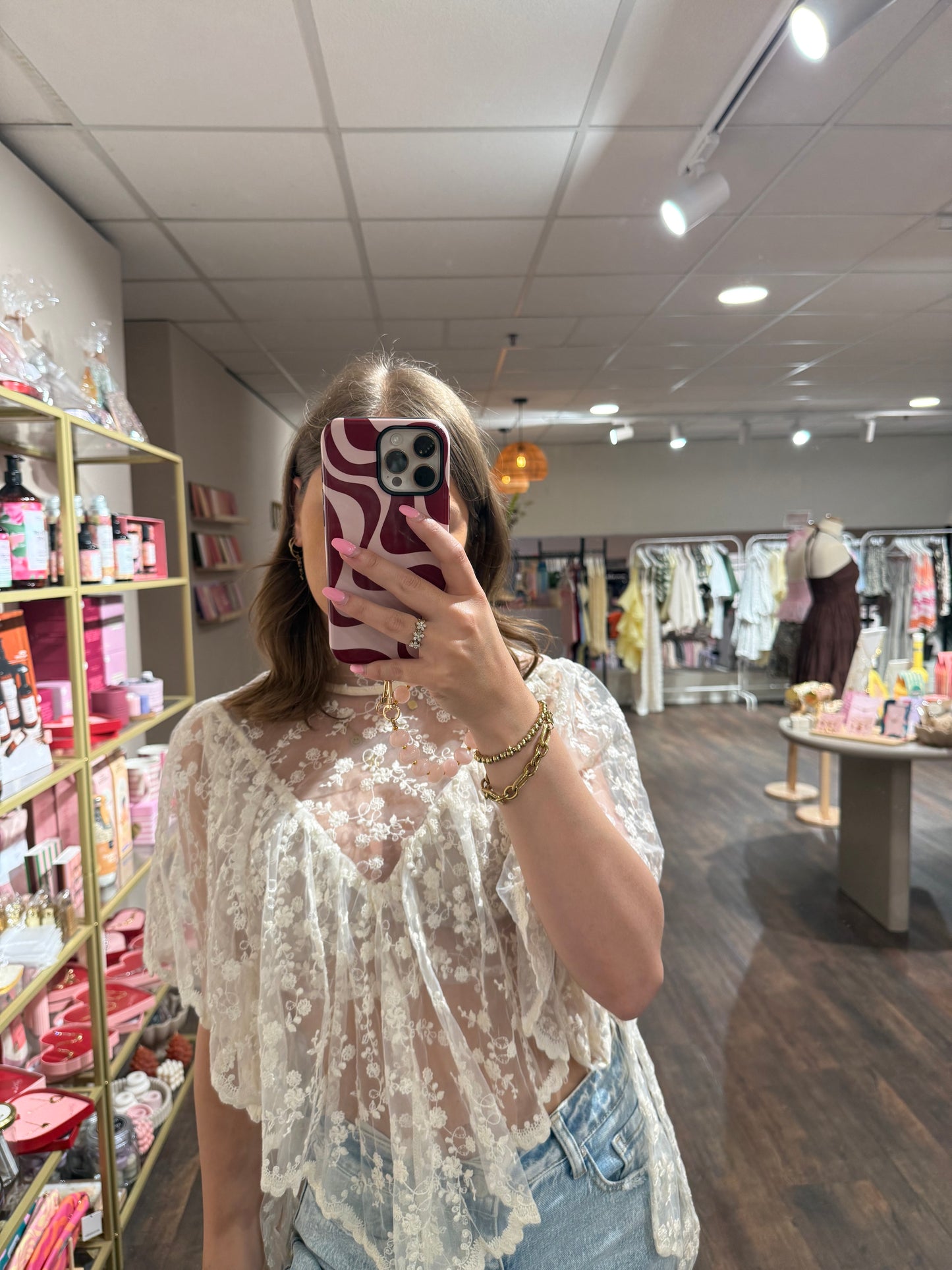 Lace top perfect voor laagjes