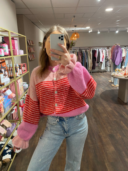 Trendy vestje voor het voorjaar.