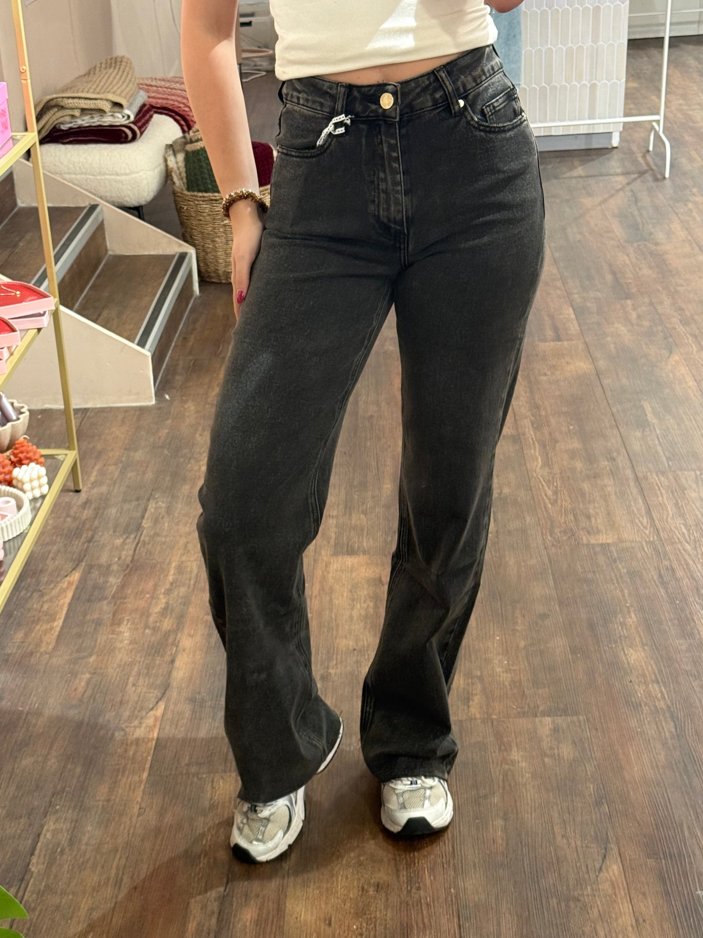 Wide leg jeans voor lange dames.  