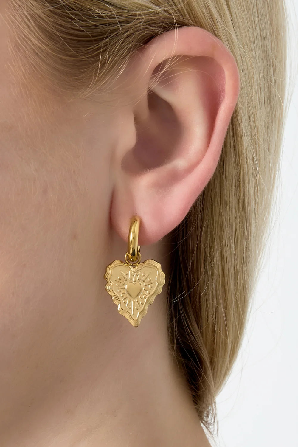 With love oorbellen zilver