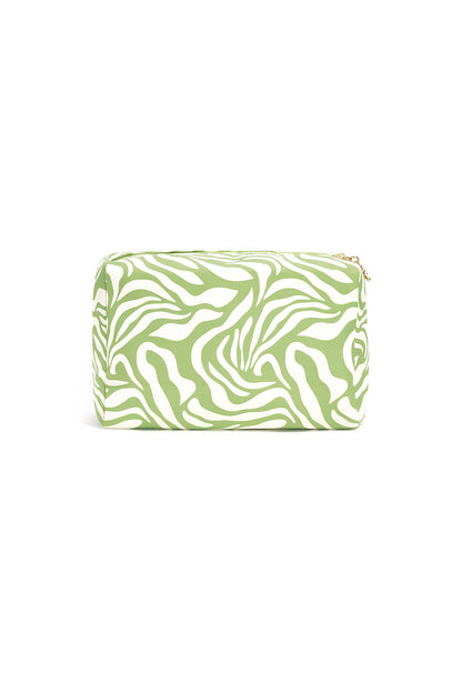 Makeup tas zebra groen