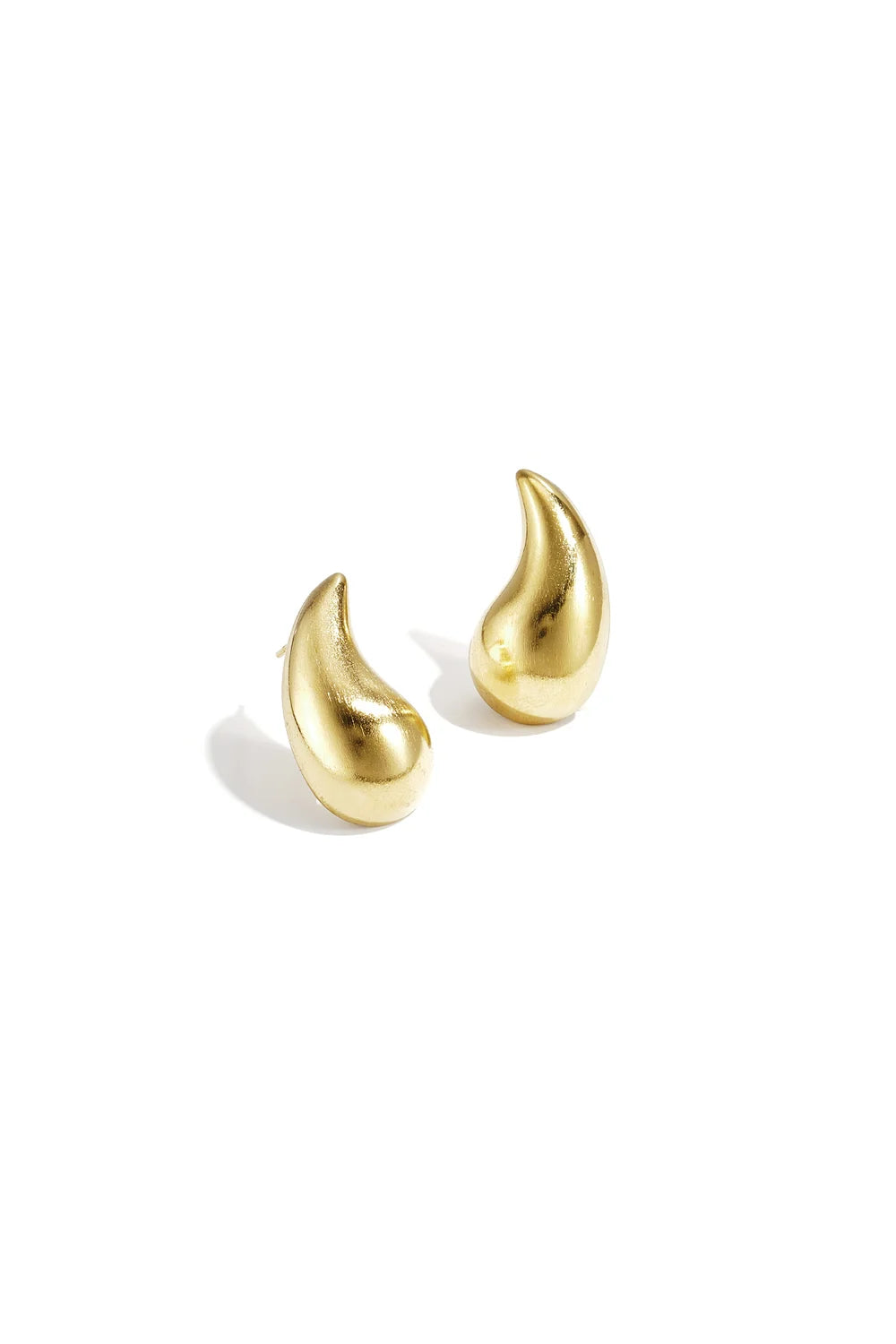 Statement druppel oorbellen goud
