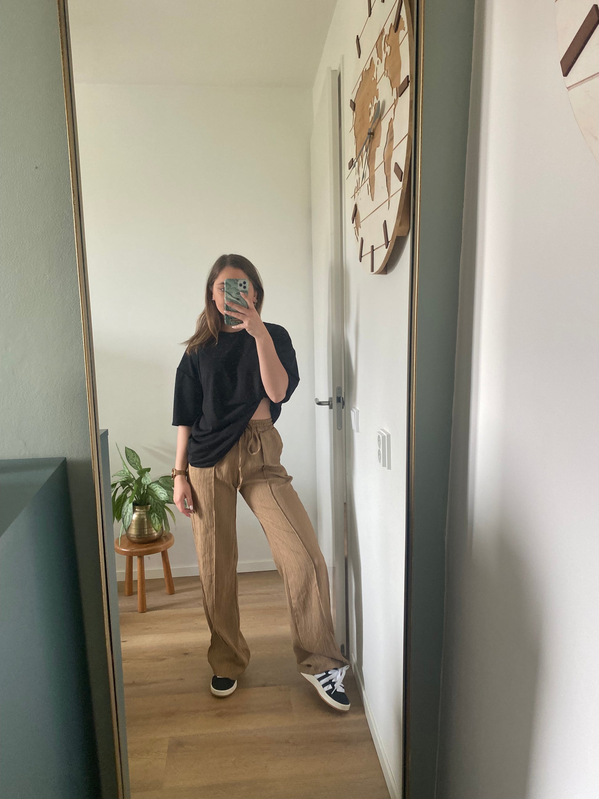 Comfortabel oversized dames T-shirt in zwart