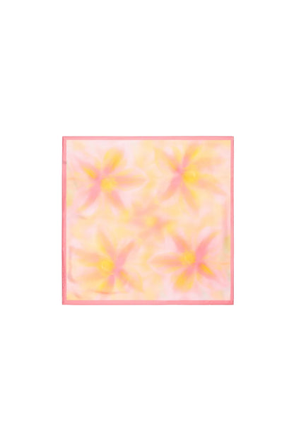 Zomersjaaltje met bloemenprint