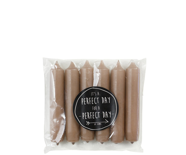 Rustik Lys Candles Grape 6 Stuks