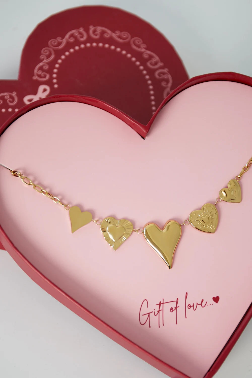 Giftbox loved ketting goud