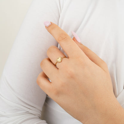 Hartje ring goud