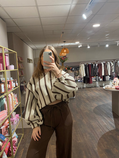 Oversized sweater met zachte stof, perfect voor relaxte dagen.